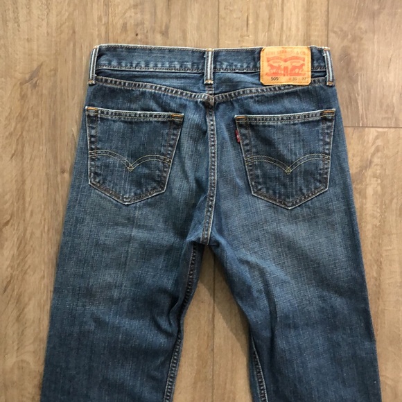 Vintage LEVI’S 505’s Classic Fit 100% Cotton Denim Jeans - Picture 4 of 13